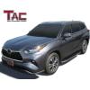 imageTAC Side Steps Running Boards Fit 20202025 Toyota Highlander Incl Hybrid SUV 55 Aluminum Black Side Bars Step Rails Nerf Bars 2PiecesViewpoint Running Boards