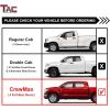 imageTAC Side Steps Running Boards Fit 20222024 Toyota Tundra CrewMax Truck Pickup 3 Texture Black Side Bars Nerf Bars Off Road Accessories 2pcs