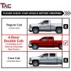 imageTAC Side Steps Running Boards Fit Chevy SilveradoGMC Sierra 19992018 1500 ampamp 19992019 25003500 ExtendedDouble Cab Incl 2019 Silverado 1500 LD2019 Sierra 1500 Limited Exclude CK Classic