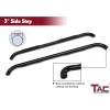 imageTAC Side Steps fit 19881998 ChevyGMC CK 2 Door Extended CAB Incl Z71 Pickup Truck 3quot Black Step Rails Running Boards Off Road Exterior Accessories 2 Pieces Running Boards