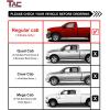 imageTAC Side Steps fit 19942001 Dodge Ram 1500 Regular Cab  19942002 Dodge Ram 25003500 Regular Cab 3quot Black Side Bars Nerf Bars Step Rails Running Boards Off Road Exterior Accessories 2 Pieces
