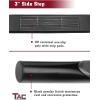 imageTAC Side Steps fit 20012007 Ford EscapeMercury Mariner 3quot Black Side Bars Nerf Bars Step Rails Running Boards Off Road Exterior Accessories 2 Pieces Running Boards