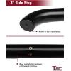 imageTAC Side Steps fit 20022009 Chevy Trailblazer Exclude EXT ampamp SS Models  GMC Envoy Exclude XL Models 3quot Black Side Bars Nerf Bars Running Boards Exterior Accessories 2PCS