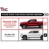 imageTAC Sidewinder Running Boards Fit 20052023 Toyota Tacoma Access Cab 4 Drop Side Step Nerf Bar Rocker Slider Pickup Truck Exterior Accessories 2pcs