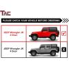 imageTAC Sidewinder Running Boards Fit 20072018 Jeep Wrangler JK 2 Door 4 Drop Side Steps Nerf Bars Rock Slider SUV Fine Texture Black OffRoad Accessories 2pcs