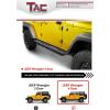 imageTAC Sidewinder Running Boards Fit 20072018 Jeep Wrangler JK 4 Door SUV 4 Drop Fine Texture Black Side Steps Nerf Bars Rock Slider Armor OffRoad Accessories 2pcsArmor Running Boards