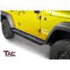 imageTAC Sidewinder Running Boards Fit 20072018 Jeep Wrangler JK 4 Door SUV 4 Drop Fine Texture Black Side Steps Nerf Bars Rock Slider Armor OffRoad Accessories 2pcsArmor Running Boards