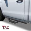 imageTAC Sidewinder Running Boards Fit 20072018 SilveradoSierra 1500 Regular Cab 20072019 SilveradoSierra 25003500 Regular Cab 4 Drop Side Step Nerf Bar Rocker Slider Pickup Truck Accessories 2pcsSidewinder Drop Steps