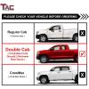 imageTAC Sidewinder Running Boards Fit 20072021 Toyota Tundra Double Cab 4 Drop Fine Texture Black Side Steps Nerf Bars Rock Slider Armor OffRoad Accessories 2pcsTubular