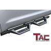 imageTAC Sidewinder Running Boards Fit 20072021 Toyota Tundra Double Cab 4 Drop Fine Texture Black Side Steps Nerf Bars Rock Slider Armor OffRoad Accessories 2pcsSidewinder