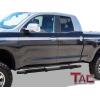 imageTAC Sidewinder Running Boards Fit 20072021 Toyota Tundra Double Cab 4 Drop Fine Texture Black Side Steps Nerf Bars Rock Slider Armor OffRoad Accessories 2pcsTubular