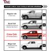 imageTAC Sidewinder Running Boards Fit 20092018 Ram1500 Crew Cab 20192024 Ram1500 ClassicExcl Chassis Cab Diesel models 4 Drop Side Step Nerf Bar Rocker Slider Pickup Truck Exterior Accessories 2pcs