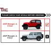 imageTAC Sniper Running Boards Fit 20182025 Jeep Wrangler JL 2 Door Truck Pickup 4quot Drop Fine Texture Black Side Steps Nerf Bars 2pcsSniper Drop Steps