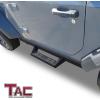 imageTAC Sniper Running Boards Fit 20182025 Jeep Wrangler JL 2 Door Truck Pickup 4quot Drop Fine Texture Black Side Steps Nerf Bars 2pcsSniper Drop Steps