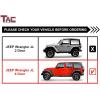 imageTAC Sniper Running Boards Fit 20182025 Jeep Wrangler JL 4 Door20212025 Wrangler JL 4xe 4quot Drop Side Steps Nerf Bars Automotive Exterior Accessories Fine Texture Black 2pcs
