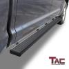 imageTAC Spear Running Boards Compatible with 20072021 Toyota Tundra CrewMax 6quot Side Step Rail Nerf Bar Truck Accessories Aluminum Texture Black Width Body and Soft top Lightweight 2PcsSpear Running Boards