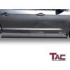 imageTAC Spear Running Boards Compatible with 20072021 Toyota Tundra CrewMax 6quot Side Step Rail Nerf Bar Truck Accessories Aluminum Texture Black Width Body and Soft top Lightweight 2PcsSpear Running Boards
