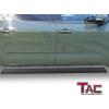 imageTAC Spear Running Boards Compatible with 20222025 Toyota Tundra CrewMax 6quot Side Step Rail Nerf Bar Truck Accessories Aluminum Texture Black Width Body and Soft Top Lightweight 2Pcs