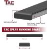 imageTAC Spear Running Boards Fit 20092018 Dodge RAM 150020102025 2500 3500 Crew Cab Incl 20192024 RAM 1500 Classic 6quot Side Step Nerf Bar Truck Accessories Texture Black Lightweight 2Pcs
