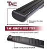 imageTAC Spear Running Boards fit 20072018 Chevy SilveradoGMC Sierra 150020072019 25003500 ExtendedDouble Cab Incl2019 Silverado 1500 LDSierra 1500 Limited 6quot Side Step Rail Nerf Bar Black5 inch Tubular