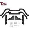 imageTAC T1 Roll Bar Sport Bar Compatible with 20162023 Toyota Tacoma  with Brake Light Carbon Steel Black Include Mount Plate of LED Light