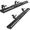 imageTAC Arrow Side Steps Running Boards Compatible with 20072018 Jeep Wrangler JK 2 Door SUV 5 Aluminum Texture Black Step Rails Nerf Bars Lightweight Off Road Accessories 2Pcs5 inch Fine Texture