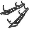 imageTAC Running Boards Compatible with 20192025 Ranger Supercrew Cab Rocker Steps Side Steps Nerf Bars Rocker Slider Pickup Truck Exterior Accessories Fine Texture Black 2pcsRocker Steps
