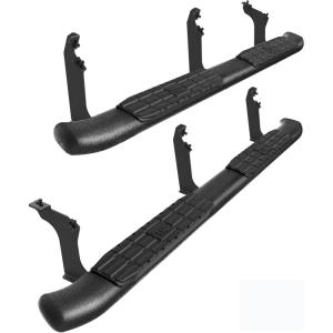 imageTAC 425quot Running Boards Compatible with 20192023 Ford Ranger SuperCrew Truck Pickup Heavy Texture Black Side Steps Nerf Bars 2pcs