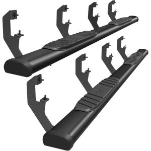 imageTAC 425quot Side Steps Running Boards Fit 20192025 Chevy SilveradoGMC Sierra 150020202025 SilveradoSierra 2500 3500 Crew Cab Truck Pickup Texture Black Nerf Bars 2pcsBlack