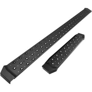 imageTAC 65 Rattler Steel Running Boards Fit 20142025 RAM Promaster Van 136159 Wheel Base Full Size Utility Black Side Step Nerf Bars Side Bars Step Rails Off Road Exterior Accessories 2 Pieces