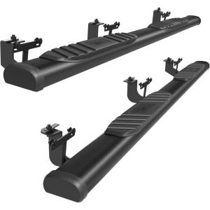 imageTAC Arrow Side Steps Running Boards Compatible with 20072018 Jeep Wrangler JK 4 Door SUV 5quot Aluminum Texture Black Step Rails Nerf Bars Lightweight Off Road Accessories 2Pcs5 inch Fine Texture