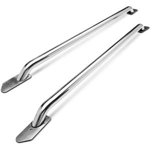 imageTAC Bed Rails Fit 19992006 Silverado 15002500LD Will not fit 0406 07 Classic 1500 Crew Cab W55ft Short Bed  20012005 Silverado 2500HD3500HD 65 Standard Bed Stainless Steel Truck 1 Pair