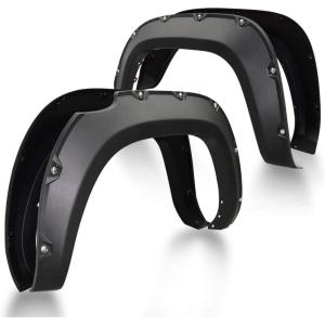 imageTAC Fender Flares Cover Compatible with 20162023 Toyota Tacoma Truck Offroad 4pcs Matte Black Smooth Front ampamp Rear Pocket Rivet Style Pickup All Beds Single Rear Wheel only