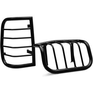 imageTAC Rear Tail Light Guards Cover Protector Fit 19962002 Toyota 4Runner TLG BLACK Taillight  1 Pair