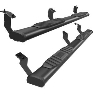 imageTAC Side Steps Compatible with 20052023 Toyota Tacoma Double Cab Pickup Truck 3quot Stainless Steel Side Bars Nerf Bars Running Boards Rock Panel Off Road Exterior Accessories 2 PiecesBlack