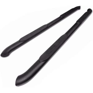 imageTAC Side Steps Compatible with 20052023 Toyota Tacoma Double Cab Pickup Truck 3quot Stainless Steel Side Bars Nerf Bars Running Boards Rock Panel Off Road Exterior Accessories 2 PiecesHeavy Texture Black