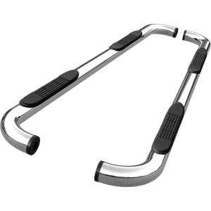 imageTAC Side Steps Fit 20012018 Chevy SilveradoGMC Sierra 1500 Crew Cab  20012019 Chevy SilveradoGMC Sierra 25003500 Crew Cab Exclude CK Classic 3quot Tube Stainless Steel Side Bars 2pcsStainless Steel