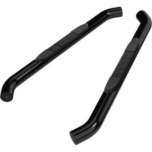 imageTAC Side Steps Running Boards Fit 20182024 Jeep Wrangler JL 2 Door SUV 425quot Oval Bend Texture Black Side Bars Texture Powder Coating Brackets 2Pcs3 inch Black