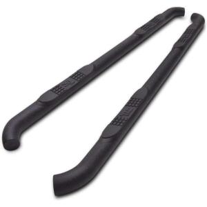 imageTAC Side Steps Running Boards Fit 20182024 Jeep Wrangler JL 4 Door SUV 4 inches Oval Texture Black Side Bars Step Rails Nerf Bars Rocker Panel Off Road Accessories 2pcs3 inch Heavy Texture