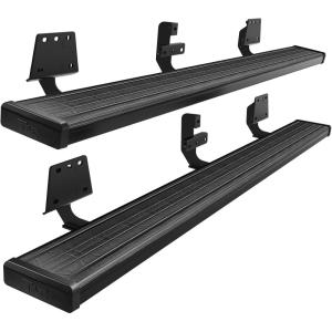 imageTAC Side Steps Running Boards Fit 20192025 RAM 1500 Quad CabExclude 20192024 RAM 1500 ClassicTruck Pickup 425quot Oval Bend Texture Black Side Bars6 inch Fine Texutre