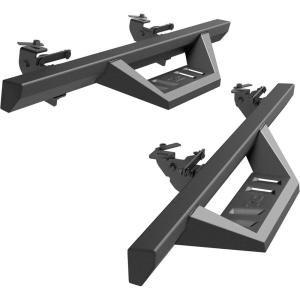 imageTAC Sidewinder Running Boards Fit 20072018 Jeep Wrangler JK 2 Door 4 Drop Side Steps Nerf Bars Rock Slider SUV Fine Texture Black OffRoad Accessories 2pcs