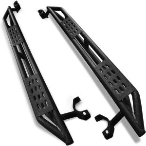 imageTAC Sidewinder Running Boards Fit 20072018 Jeep Wrangler JK 4 Door SUV 4 Drop Fine Texture Black Side Steps Nerf Bars Rock Slider Armor OffRoad Accessories 2pcsArmor Running Boards