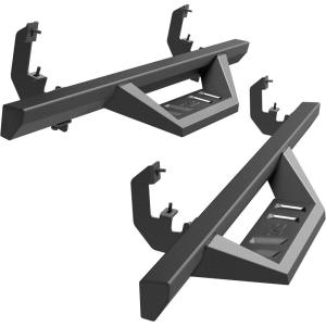 imageTAC Sidewinder Running Boards Fit 20192025 SilveradoSierra 1500 Regular Cab 20202025 SilveradoSierra 25003500 Regular Cab 4 Drop Side Step Nerf Bar Rocker Slider Pickup Truck Accessories 2pcs