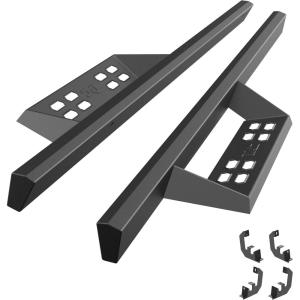 imageTAC Sniper Running Boards Fit 20192025 Chevy SilveradoGMC Sierra 1500  20202025 25003500 Regular Cab Truck Pickup 4quot Drop Fine Texture Black Side Steps Nerf Bars 2pcs