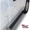 imageTAC Black Spear Running Boards Fit 20192024 Chevy SilveradoGMC Sierra 1500 Regular Cab  20202023 25003500 Regular Cab Truck 6quot Nerf Bar Aluminum