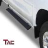 imageTAC Black Spear Running Boards Fit 20192024 Chevy SilveradoGMC Sierra 1500 Regular Cab  20202023 25003500 Regular Cab Truck 6quot Nerf Bar Aluminum