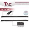 imageTAC 425 Side Steps Fit 19992013 Chevy SilveradoGMC Sierra 1500 Extended Cab  19992014 SilveradoSierra 25003500 Extended Cab Truck Pickup Oval Bend Black PNC Nerf Bars Running Boards 2Pcs