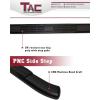 imageTAC 425 Side Steps Fit 19992013 Chevy SilveradoGMC Sierra 1500 Extended Cab  19992014 SilveradoSierra 25003500 Extended Cab Truck Pickup Oval Bend Black PNC Nerf Bars Running Boards 2Pcs
