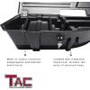 imageTAC Under Seat Storage Lockable Box Fit 20072018 Chevy SilveradoGMC Sierra 1500  20072019 25003500 Crew Cab Truck Pickup Interior Rear Underseat Gun Case Important Cargo Box Black