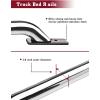 imageTAC Bed Rails Compatible with 19881998 Chevy CK 65 Standard Bed 304 Stainless Steel Truck Side Rails 2 Pieces